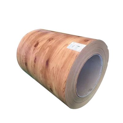شراء CGCC Wood Pattern PPGI Coil 0.25x1220 فولاذ مطبوع مع طلاء بوليمر online manufacture