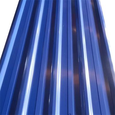 شراء CGCC EN 10346 PPGI ورقة Gi مموجة مطلية مسبقًا 40g / m2-180g / m2 طلاء الزنك التصنيع عبر الإنترنت