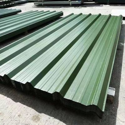 شراء 0.11-0.7mm ورقة التسقيف المطلية مسبقا أخضر أحمر أصفر اللون المغلفة online manufacture