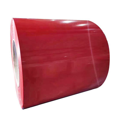ASTM A755/CGCC/EN 10346 لون مغلف بالفولاذ لفائف عرض 25-1500mm