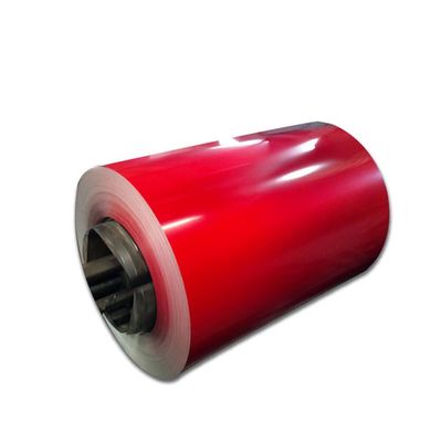 0.23x1219mm 15 / 5 um PE فيلم ppgi لون لفائف لون مغلفة ورقة معدنية