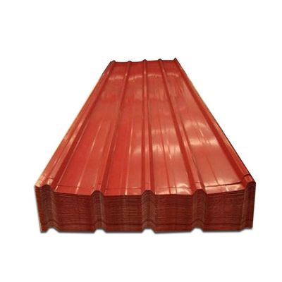0.15-0.8mm T نوع صفيحة سقف مطلية من قبل صفيحة سقف مكبوتة من الزنك