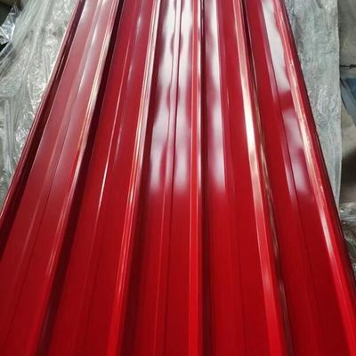 صفائح مموجة مطلية بالألوان Astm Ppgi RAL Color Width 600-1250mm