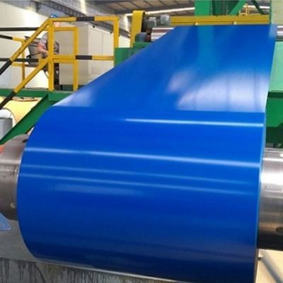 0.43mm لون ورقة لفائف مطلية مسبقا Aluzinc الصلب