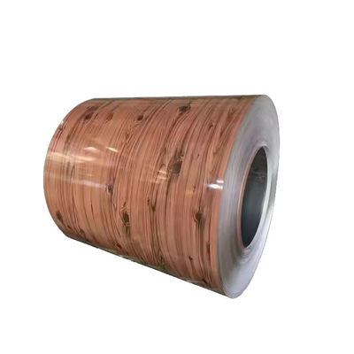 ASTM A755 حبوب الخشب المسبقة الطلاء لفولاذ المستخدمة للجدار الزخرف الداخلي
