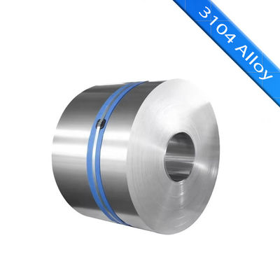 0.27mm ASTM B209 AA3104 سبيكة الألومنيوم الملفوفة 3104 الملفوفة الألومنيوم الأسهم